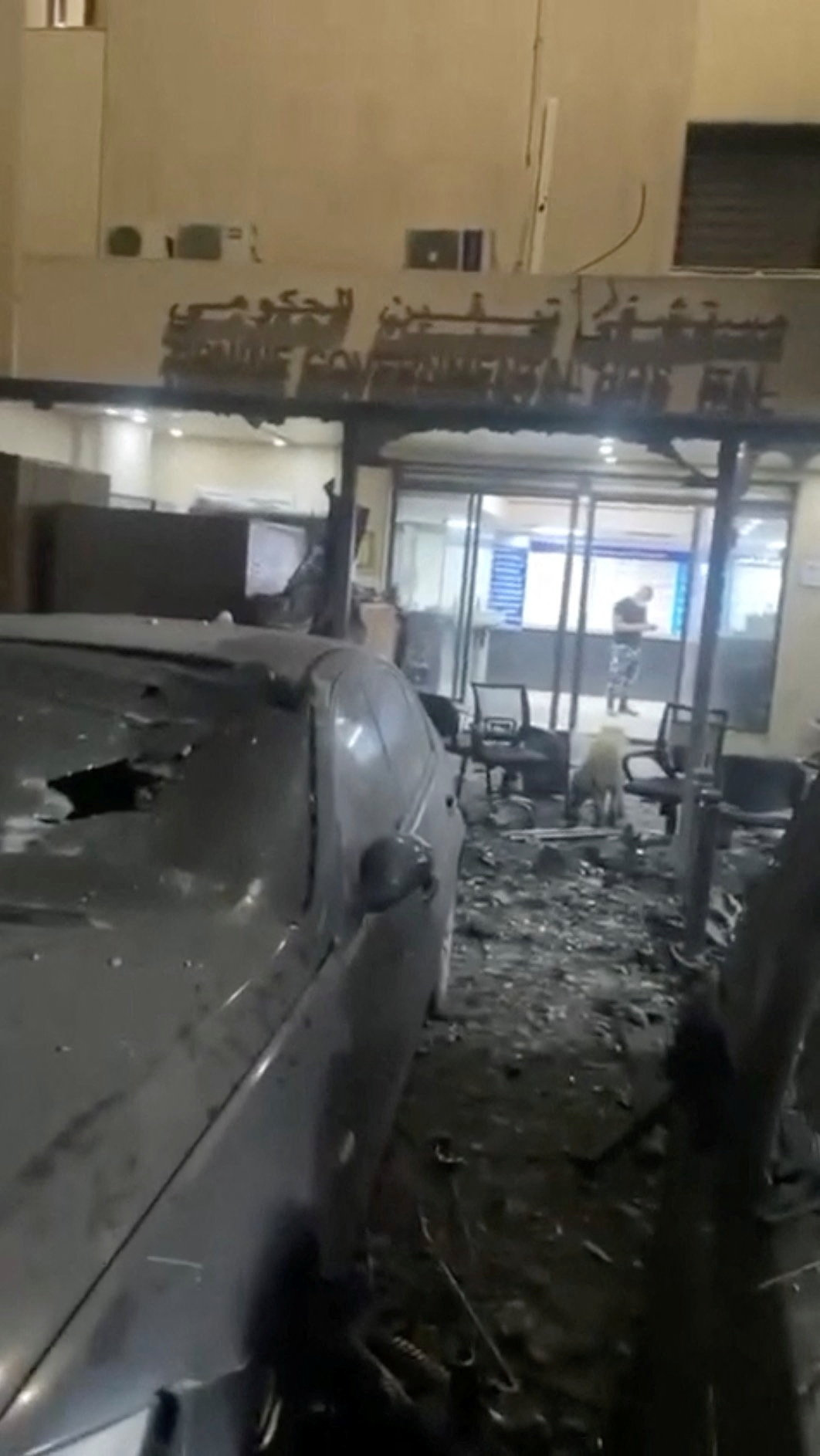 Debris lies scattered at the Tebnine Government Hospital following a strike, in Tebnine Debris lies scattered at the Tebnine Government Hospital following a strike, in Tebnine, Lebanon, in this still image obtained from a social media video released on April 14, 2026. Social Media/via REUTERS THIS IMAGE HAS BEEN SUPPLIED BY A THIRD PARTY. NO RESALES. NO ARCHIVES. NEWS USE ONLY. VERIFICATION - Reuters was able to confirm the location as Tebnine Government Hospital from the shape of the buildings, sign and interiors which matched file imagery of the area. - Coordinates: 33.196830734496345, 35.41551378304548. - The date of the footage could not be verified but local media reported about an attack on Tebnine on Tuesday and that the hospital had been damaged. - Multiple clips were also posted online showing the same location. - No old versions of the footage were found posted online before Tuesday.