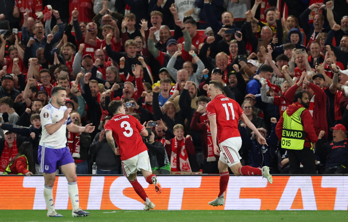 Europa League: Η Νότιγχαμ πήρε προβάδισμα πρόκρισης στον τελικό, νίκη στο φινάλε για την Μπράγκα επί της Φράιμπουργκ