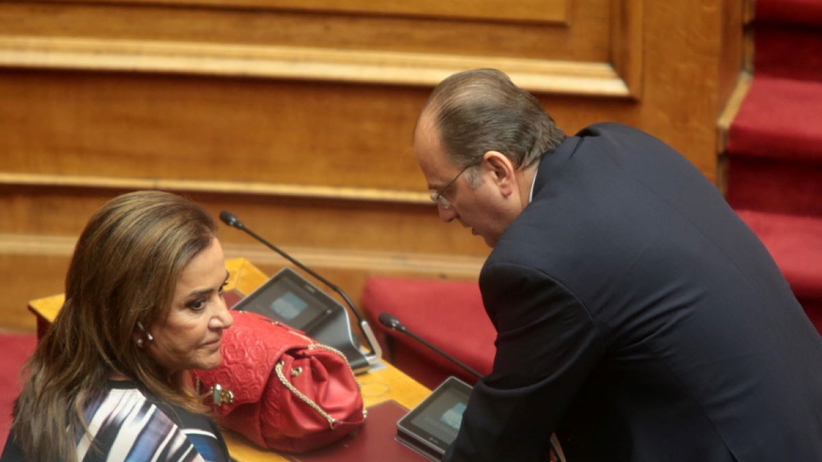 Ντόρα Μπακογιάννη και Μακάριος Λαζαρίδης