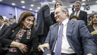 Ντόρα Μπακογίαννη και Κώστας Καραμανλής