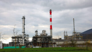 The Varo refinery, Switzerland's only remaining oil refinery operated by energy company Varo Energy, in Cressier, Switzerland, April 1, 2026. REUTERS/Denis Balibouse