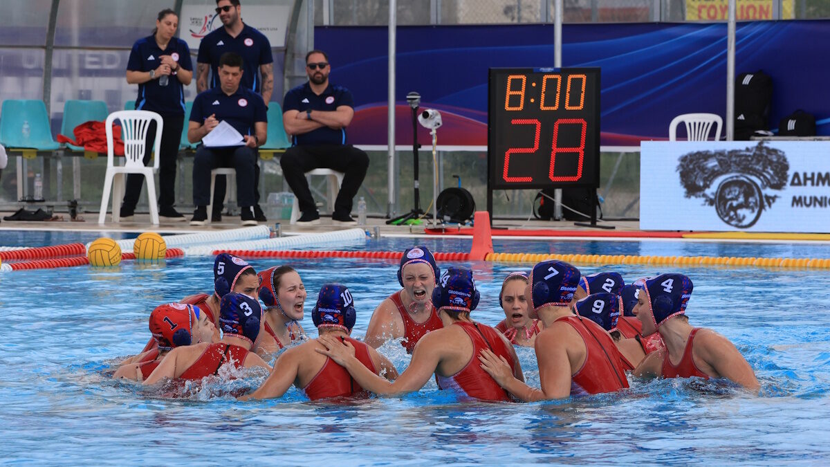 Βουλιαγμένη – Ολυμπιακός 13-15: Ερυθρόλευκο για 7η φορά το Κύπελλο Ελλάδας στο πόλο γυναικών