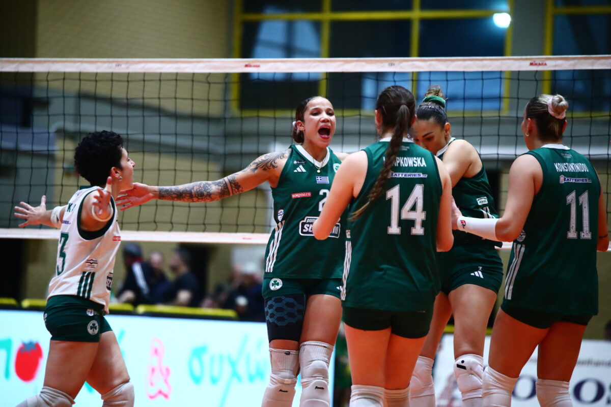 Παναθηναϊκός - ΖΑΟΝ 3-0: Οι πράσινες έκαναν το πρώτο βήμα για την κατάκτηση της Volley League