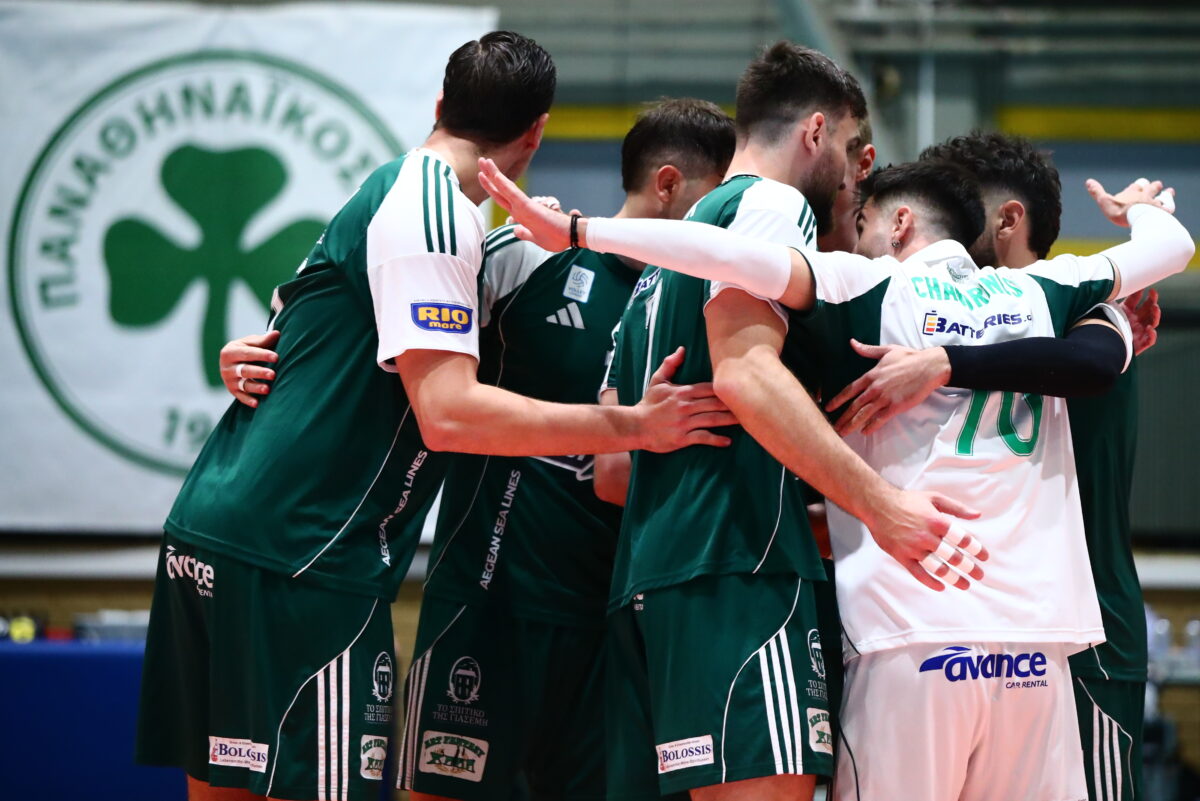 Παναθηναϊκός - ΠΑΟΚ 3-1: Ανετη νίκη και πρώτο «πράσινο» βήμα τίτλου στη Volley League