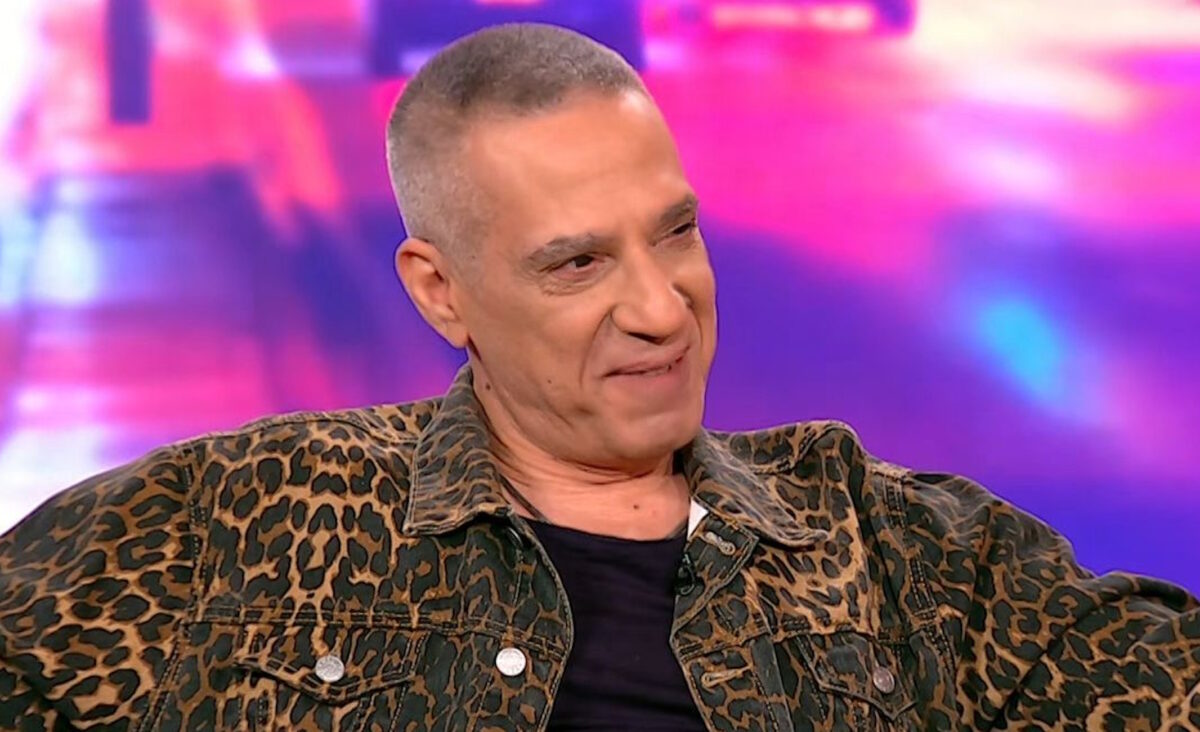 Ο Δημοσθένης Παπαδόπουλος κατά τη διάρκεια της συνέντευξης