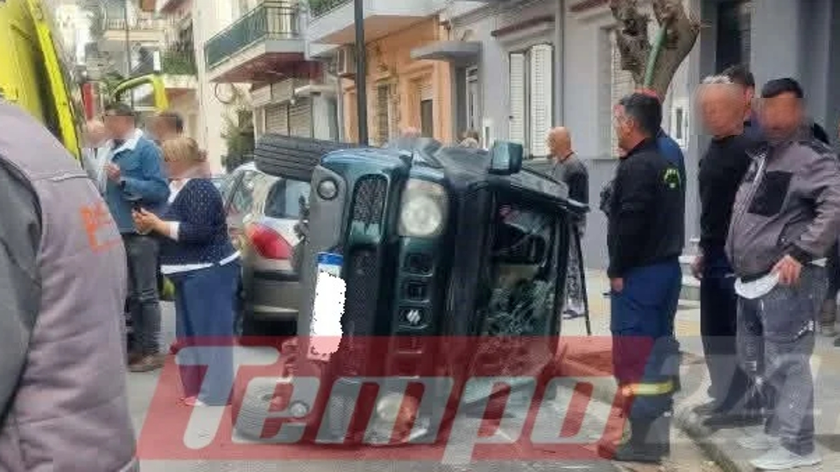 Τροχαίο με εγκλωβισμούς στην Πάτρα