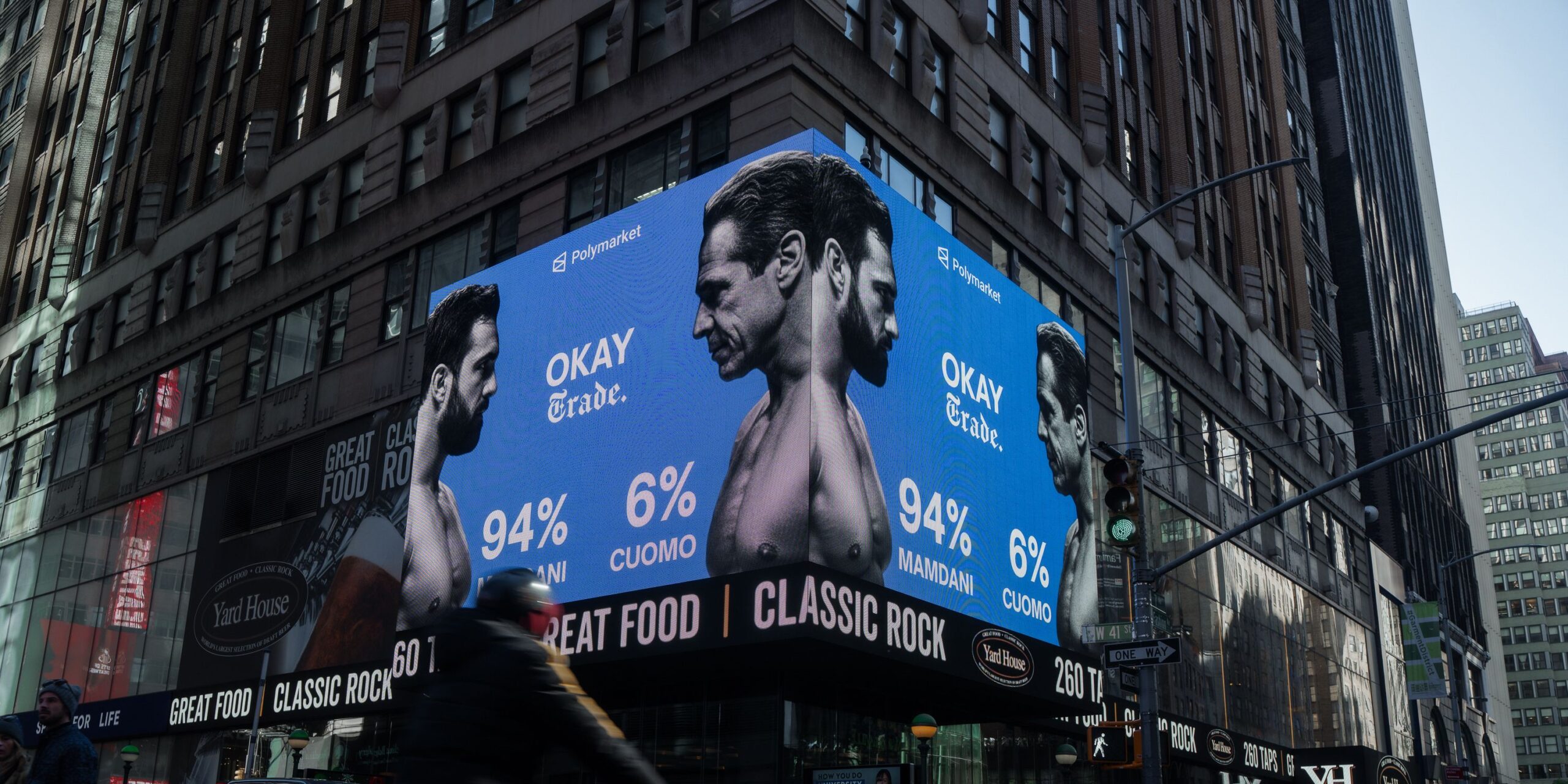 Διαφήμιση της Polymarket