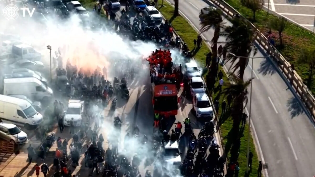 ΟΦΗ: Live streaming η παρέλαση των θριαμβευτών του Κυπέλλου Ελλάδας Betsson, με ανοικτό πούλμαν στο Ηράκλειο