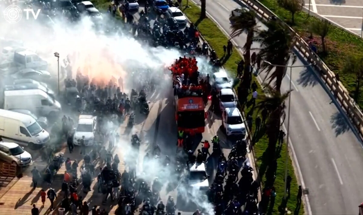 ΟΦΗ: Live streaming η παρέλαση των θριαμβευτών του Κυπέλλου Ελλάδας Betsson, με ανοικτό πούλμαν στο Ηράκλειο