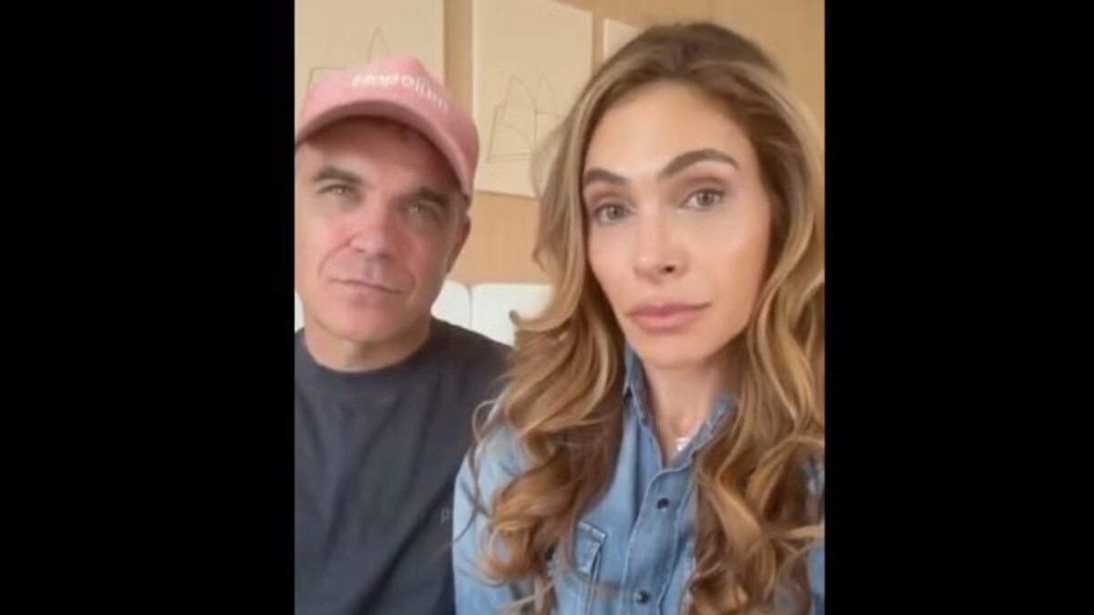 Ο Ρόμπι Γουίλιαμς και η σύζυγός του