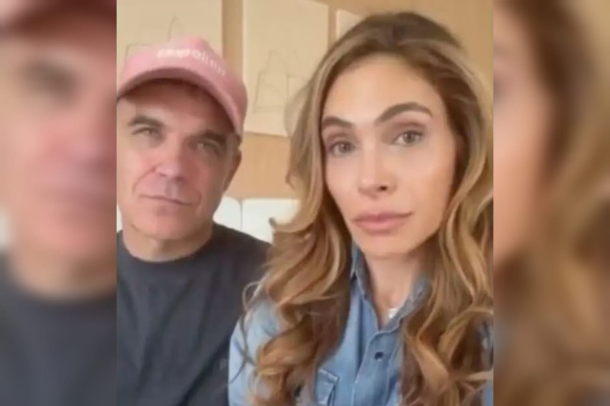 Ο Ρόμπι Γουίλιαμς και η σύζυγός του