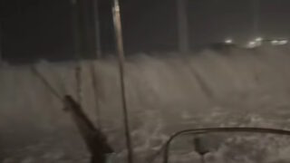 Η κακοκαιρία Erminio «χτυπά» τη Ρόδο