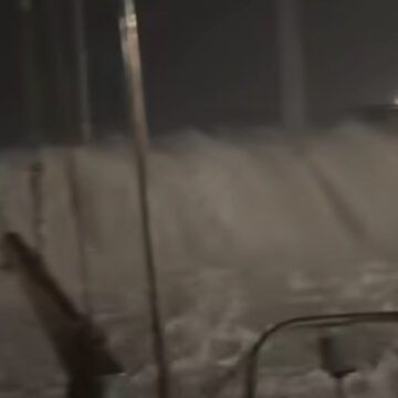 Η κακοκαιρία Erminio «χτυπά» τη Ρόδο