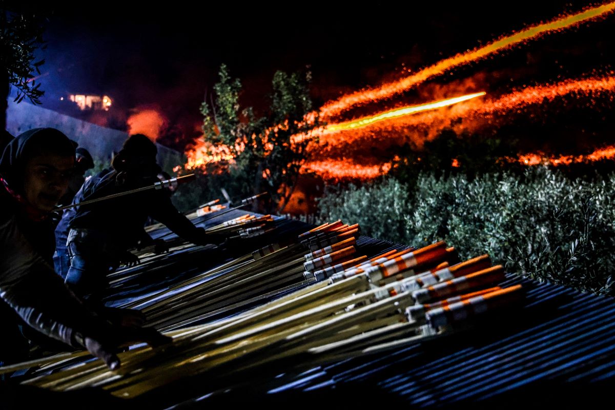 Ρουκετοπόλεμος στη Χίο