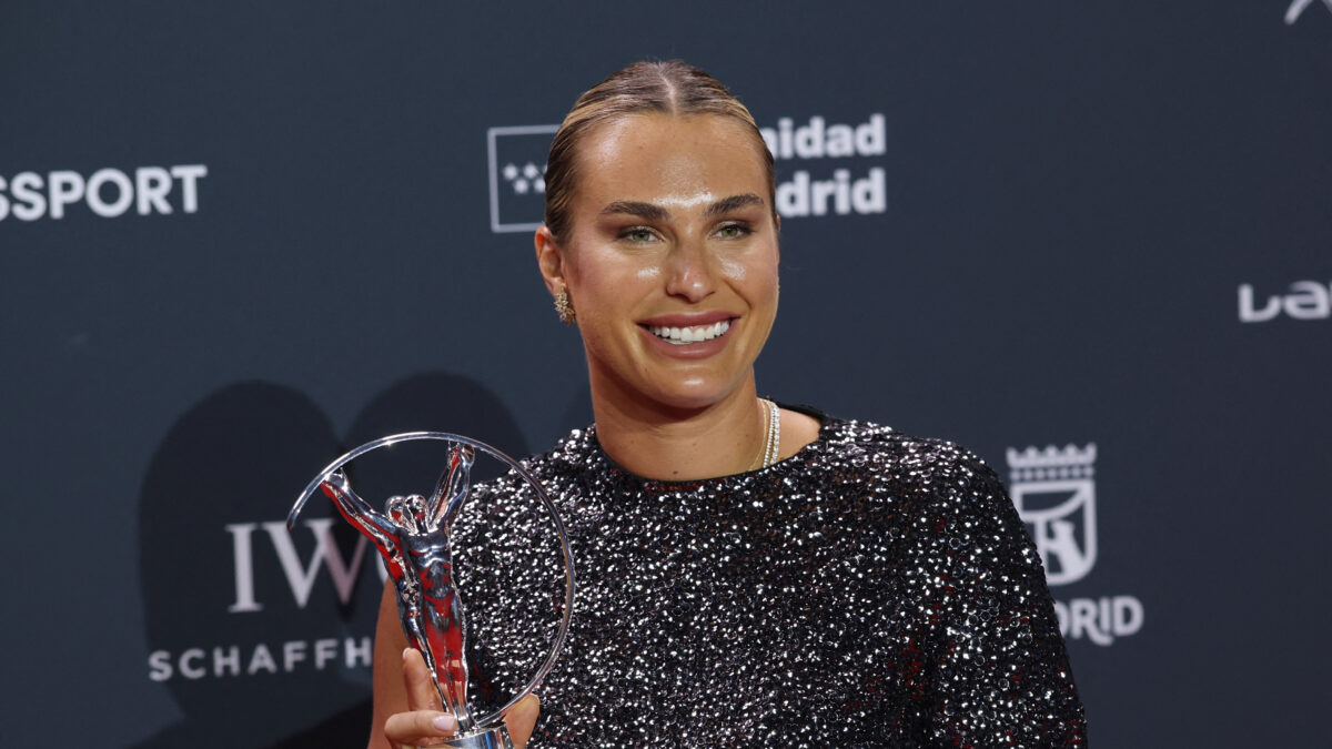 Η Αρίνα Σαμπαλένκα στα Laureus World Sports Awards  (ΦΩΤΟ REUTERS