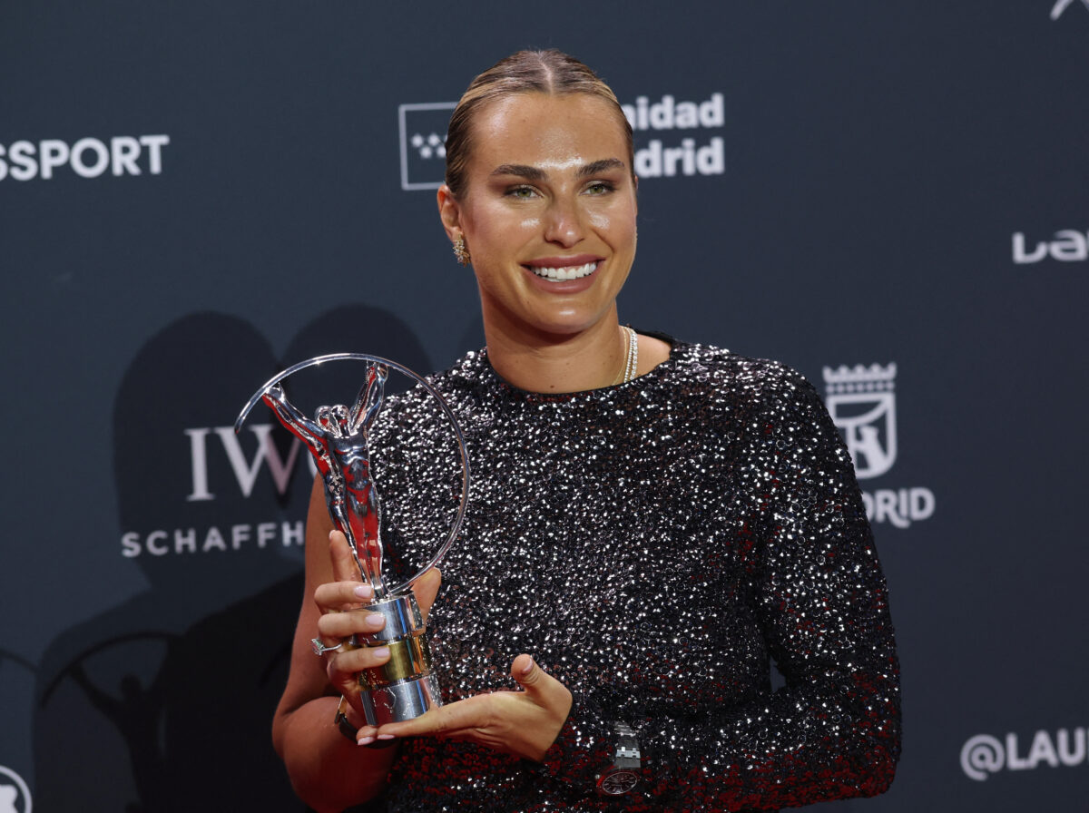 Η Αρίνα Σαμπαλένκα στα Laureus World Sports Awards  (ΦΩΤΟ REUTERS