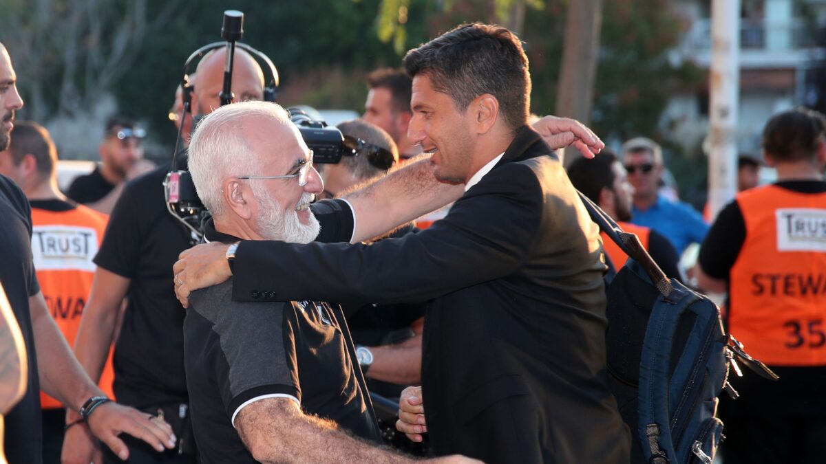 Ο Σαββίδης με τον Λουτσέσκου