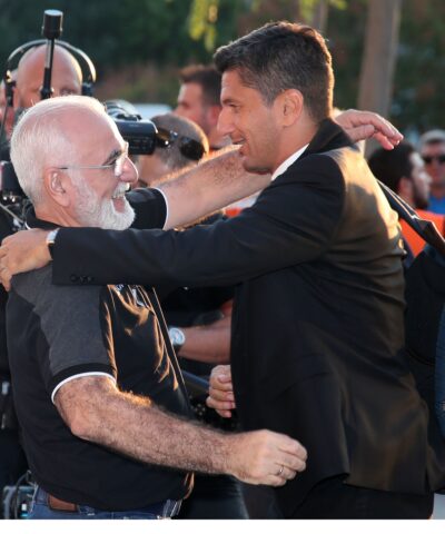 Ο Σαββίδης με τον Λουτσέσκου