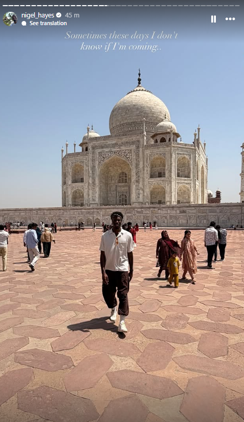 Εικόνες του Χέιζ-Ντέιβις από το Ταζ Μαχάλ