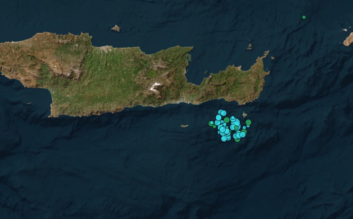 Δύο σεισμοί 4,4 και 4 Ρίχτερ ανοιχτά του Λασιθίου