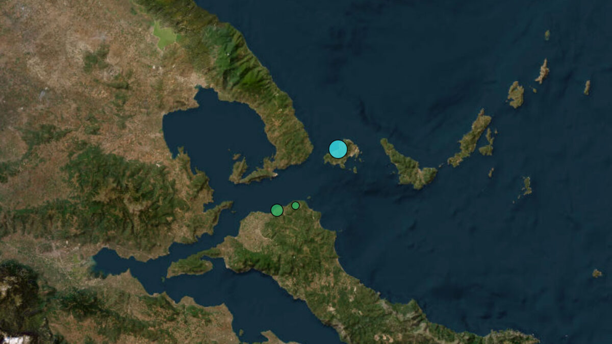 Σεισμός στην Σκιάθο – Έγινε αισθητός στην Αθήνα και σε άλλες περιοχές της Αττικής