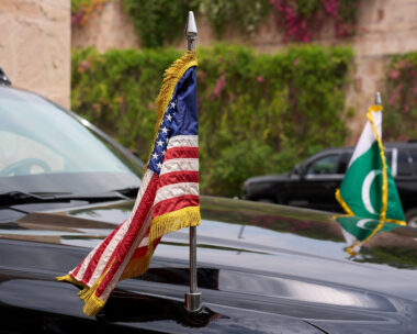 Σημαίες Πακιστάν - ΗΠΑ