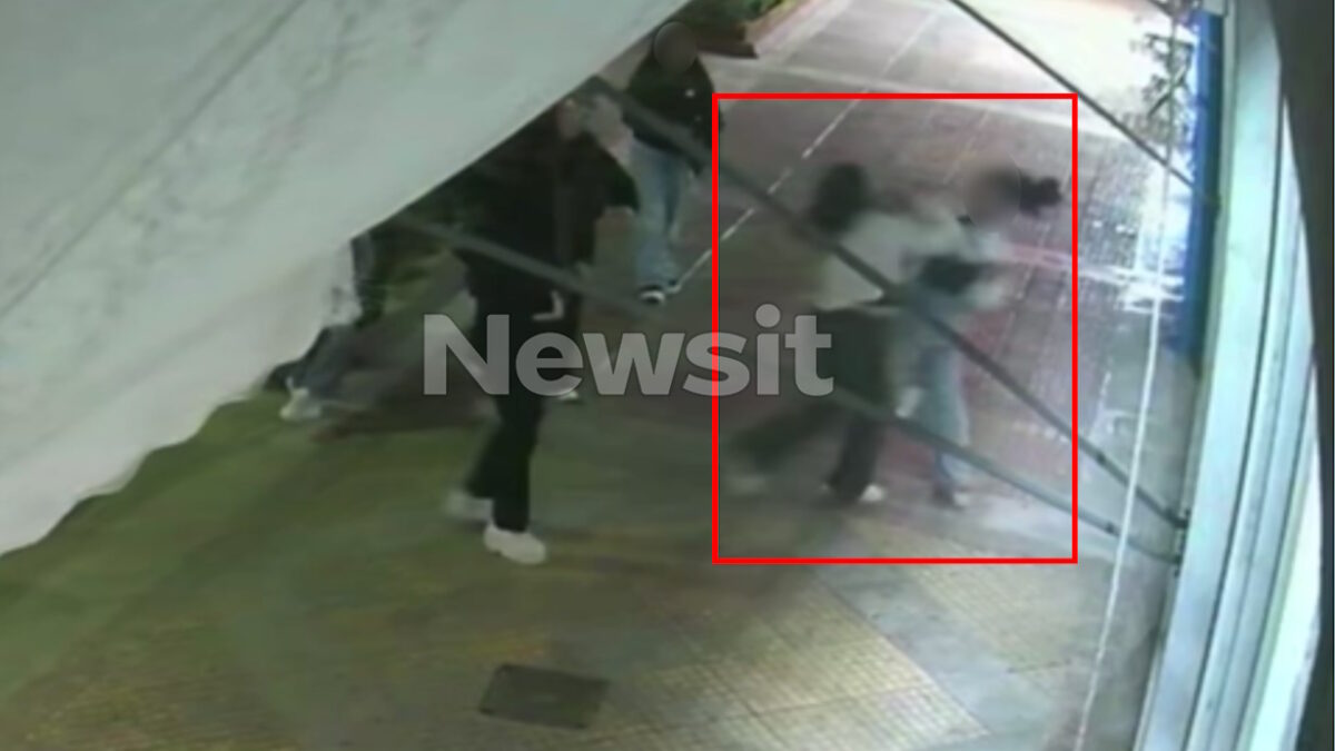 Αγία Βαρβάρα: Βίντεο – ντοκουμέντο από την άγρια συμπλοκή κοριτσιών