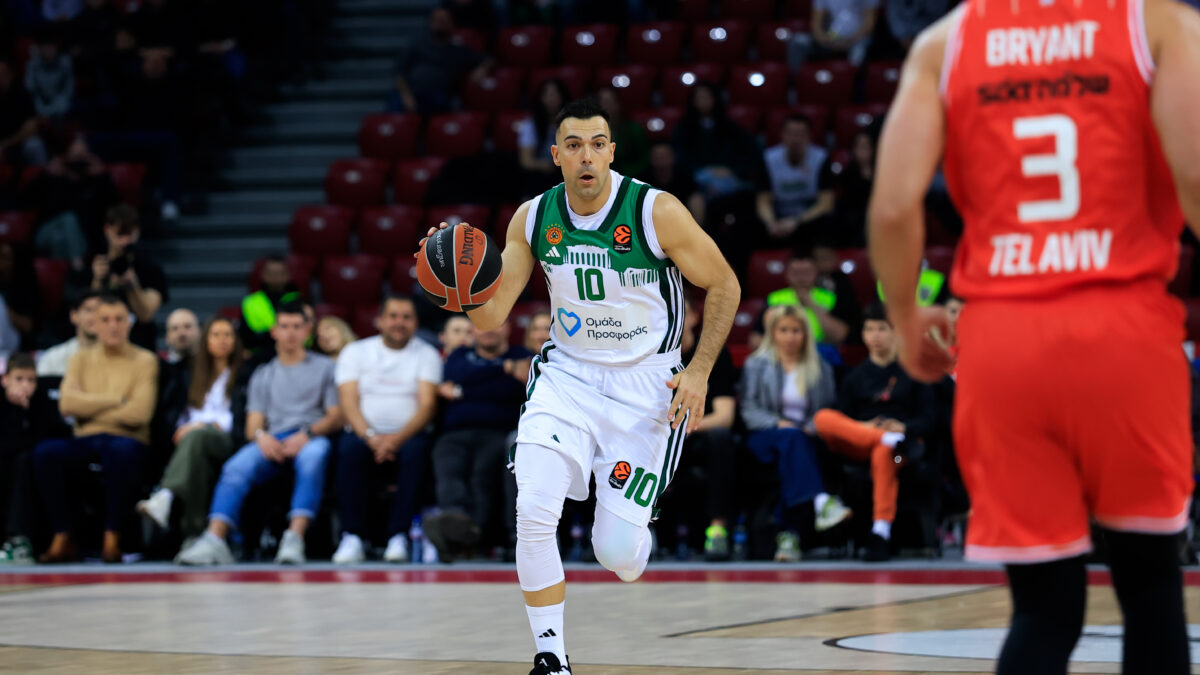 Ο Κώστας Σλούκας στο Χάποελ - Παναθηναϊκός