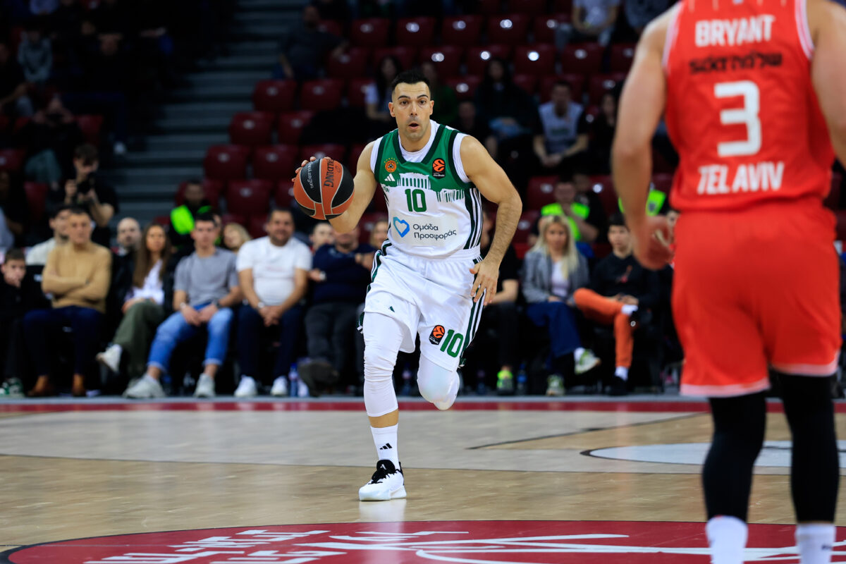 Ο Κώστας Σλούκας στο Χάποελ - Παναθηναϊκός