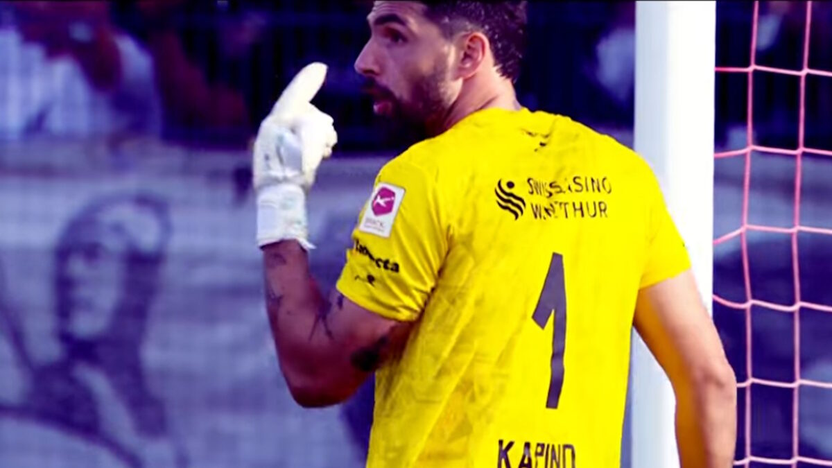 Ο Στέφανος Καπίνο έφτασε τις πέντε αποκρούσεις πέναλτι στην Ελβετία με τη Βίντερτουρ
