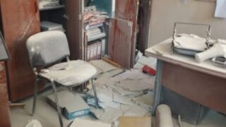 Καταστροφές στο σχολείο στη Γλυφάδα