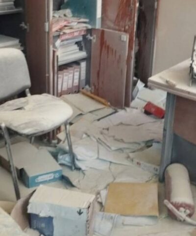 Καταστροφές στο σχολείο στη Γλυφάδα