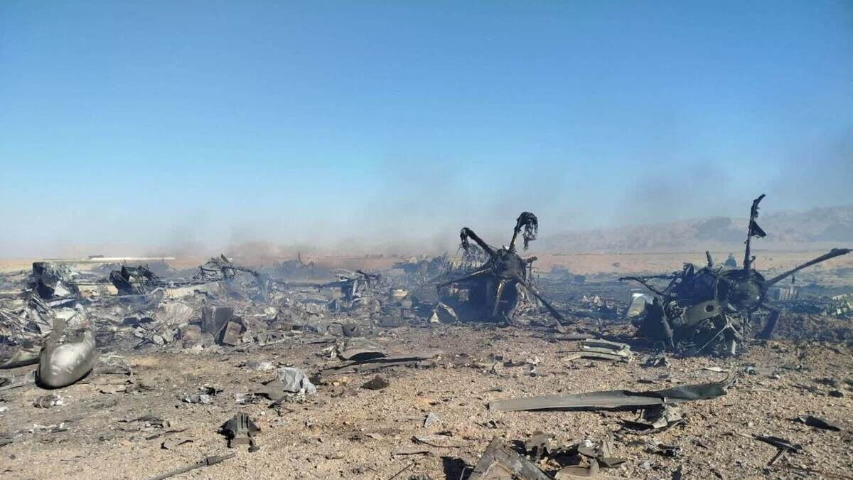 Συντρίμμια αμερικανικού μαχητικού αεροσκάφος στο Ιράν