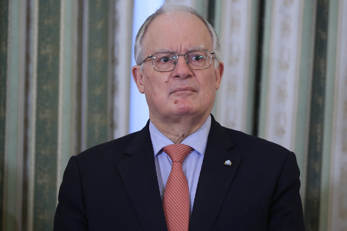 Ορκωμοσία των νέων μελών της κυβέρνησης ενώπιον του Προέδρου της Δημοκρατίας Κωνσταντίνου Αν. Τασούλα και παρουσία του Πρωθυπουργού Κυριάκου Μητσοτάκη. Σάββατο 4 Απριλίου 2026 (ΓΙΩΡΓΟΣ ΚΟΝΤΑΡΙΝΗΣ / EUROKINISSI)