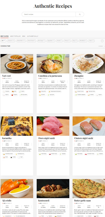 Οι πιο αγαπημένες παραδοσιακές συνταγές, σύμφωνα με το Taste Atlas