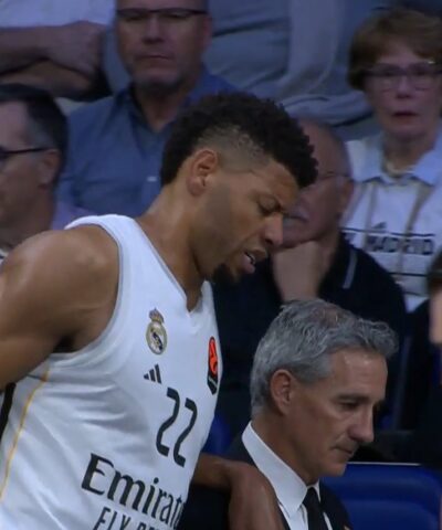 Ο Έντι Ταβάρες τραυματίστηκε και αποχώρησε κουτσαίνοντας από το Ρεάλ Μαδρίτης – Χάποελ Τελ Αβίβ