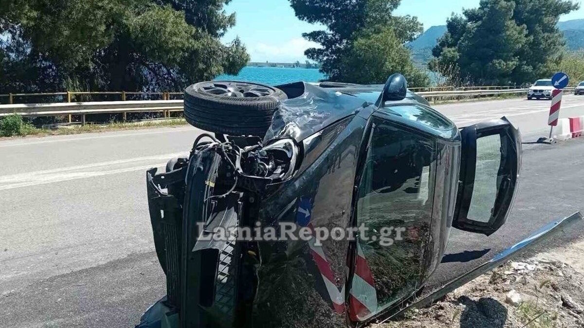 Το αυτοκίνητο που τούμπαρε