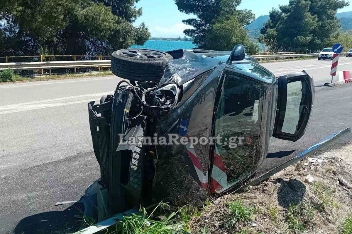 Το αυτοκίνητο που τούμπαρε