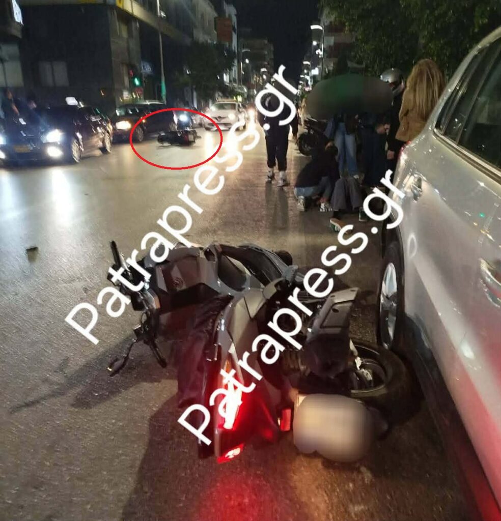 Τροχαίο με δίκυκλα στην Πάτρα