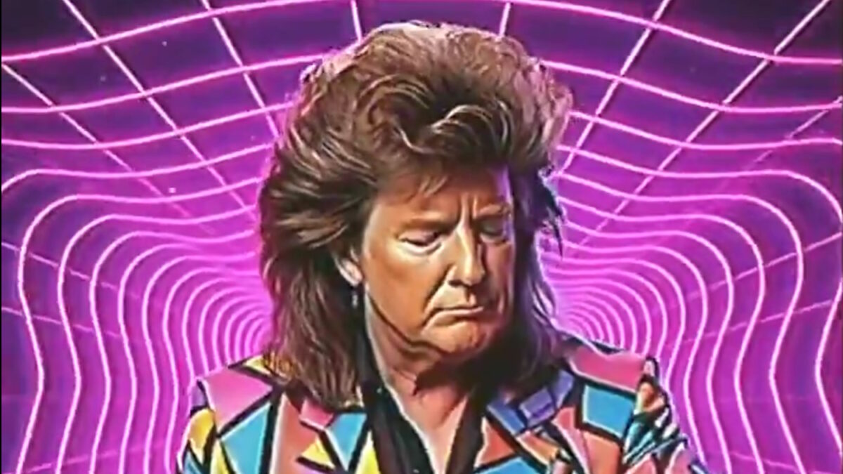 Ο Ντόναλντ Τραμπ μεταμορφωμένος με τη «βοήθεια» του ΑΙ