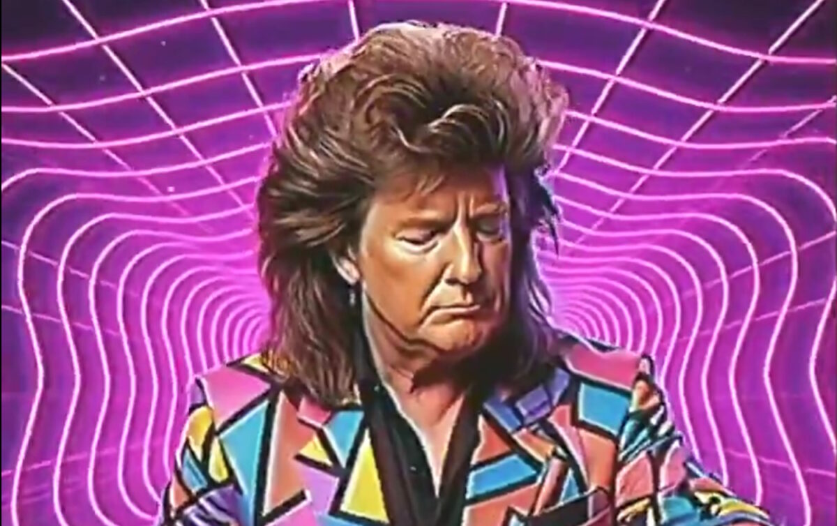 Ο Ντόναλντ Τραμπ μεταμορφωμένος με τη «βοήθεια» του ΑΙ