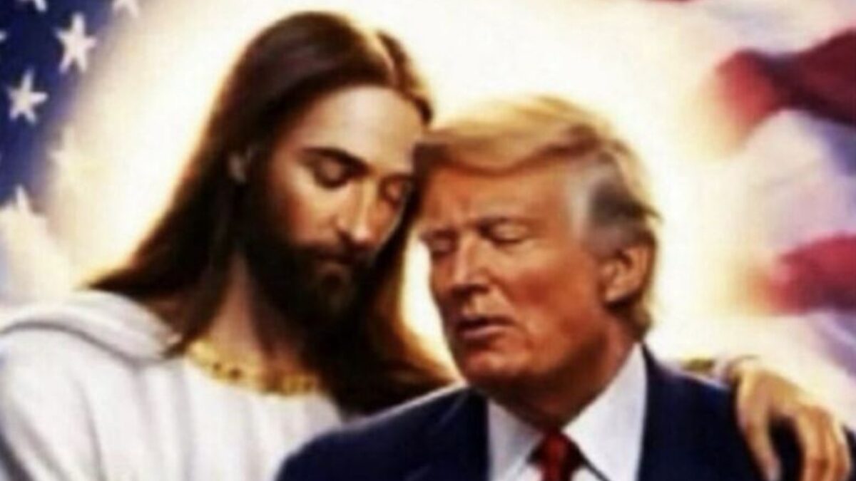 Η φωτογραφία που αναδημοσίευσε ο Ντόναλντ Τραμπ