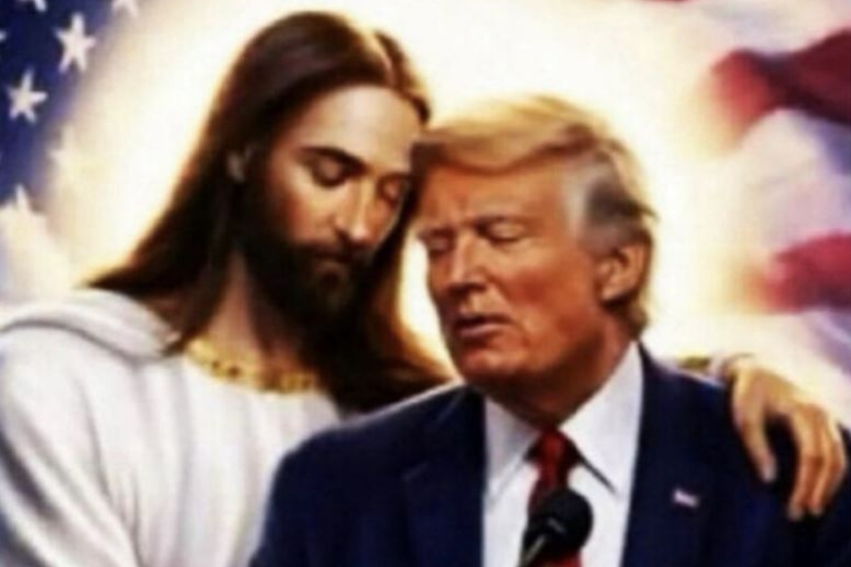 Η φωτογραφία που αναδημοσίευσε ο Ντόναλντ Τραμπ