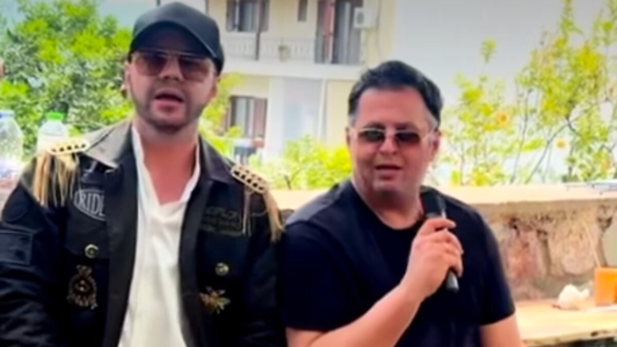 Ο Γιώργος Τσαλίκης με τον αδερφό του