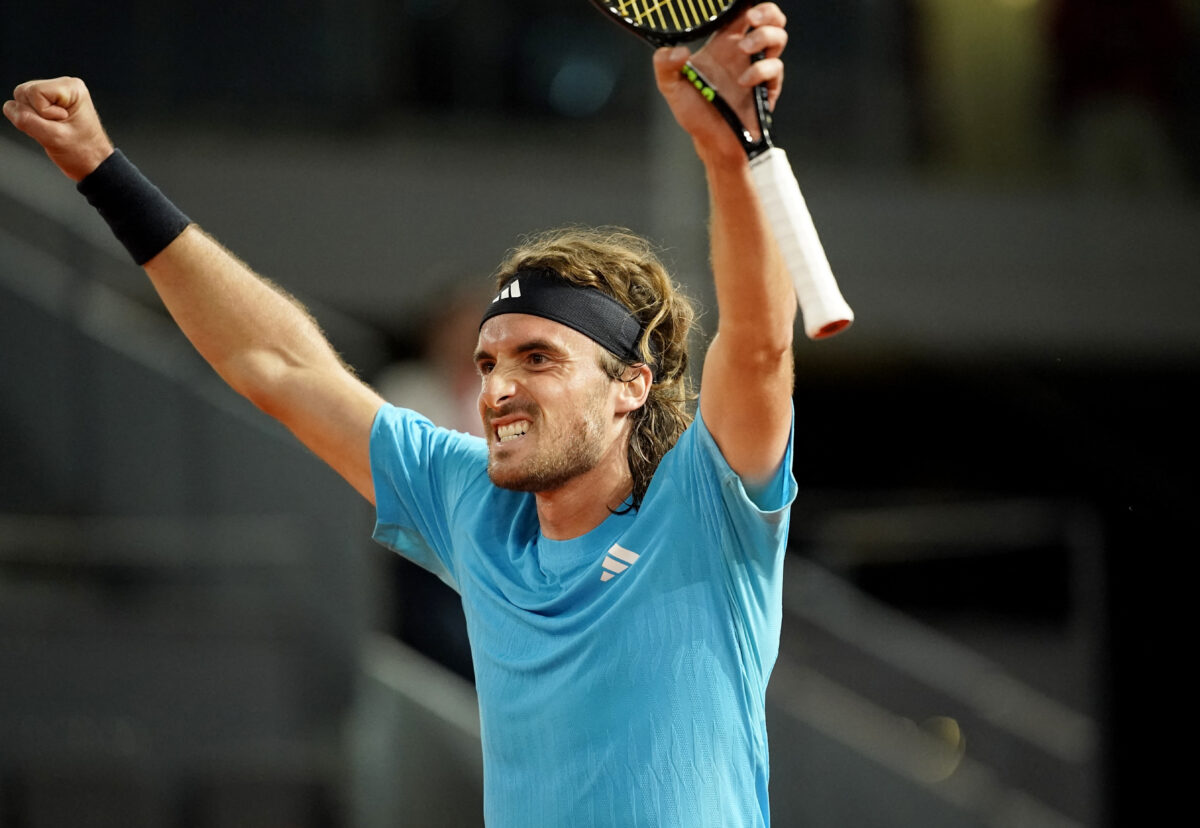 Ο Στέφανος Τσιτσιπάς πανηγύρισε πρόκριση και στο διπλό της Μαδρίτης