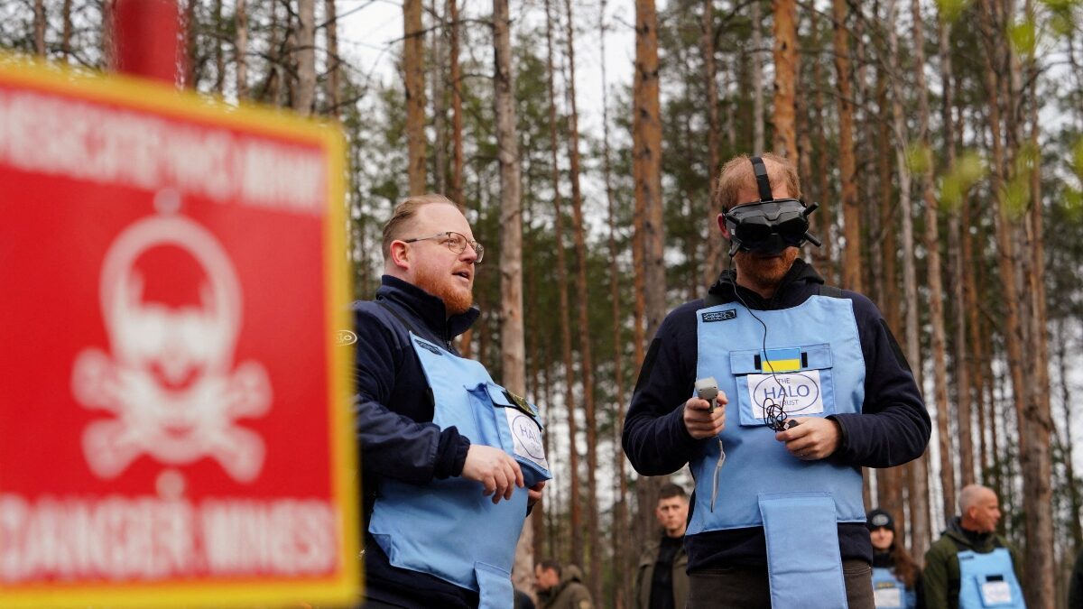 Ο πρίγκιπας Χάρι στην Ουκρανία