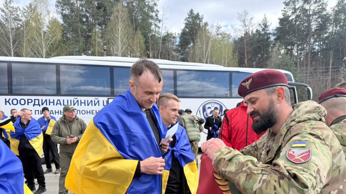 Ουκρανός αιχμάλωτος πολέμου που απελευθερώθηκε