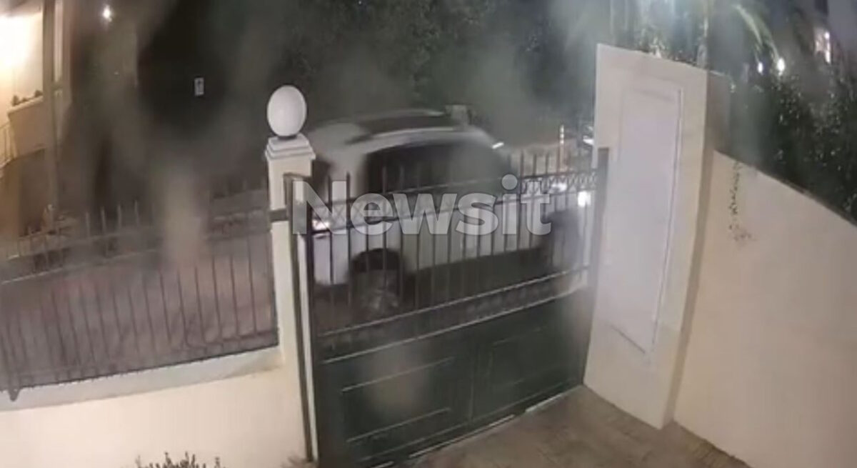 Βάρη: Η στιγμή που οι διαρρήκτες φεύγουν με το λευκό SUV, τους πήραν στο κυνήγι οι γείτονες