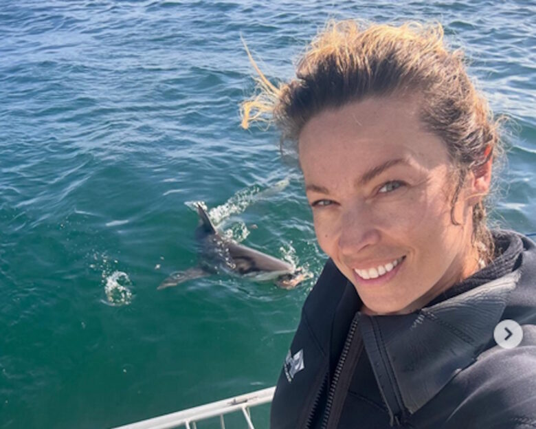 Η Μαριέττα Χρουσαλά σε εικόνα που δημοσιοποίησε στο Instagram