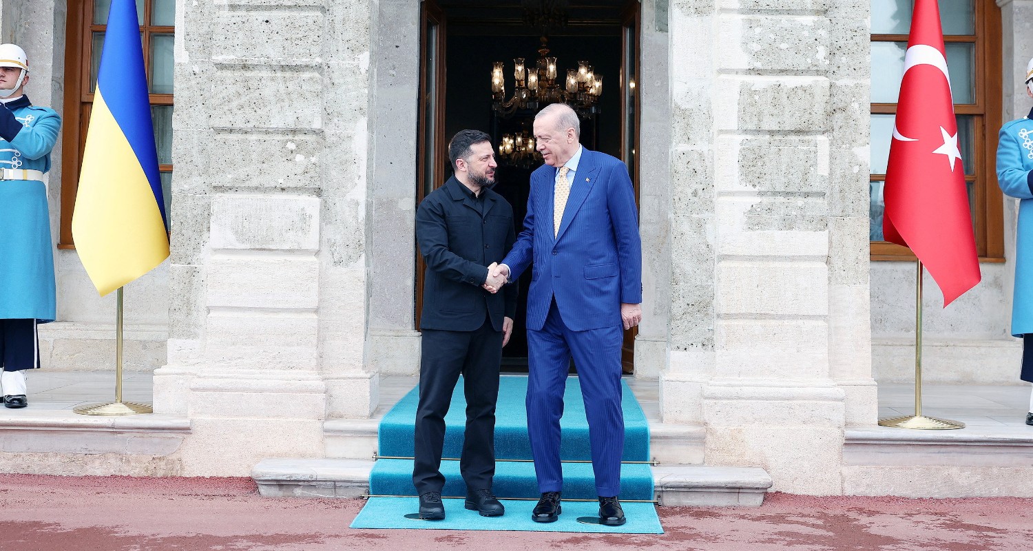 Ο Βολοντίμιρ Ζελένσκι και ο Ρετζέπ Ταγίπ Ερντογάν